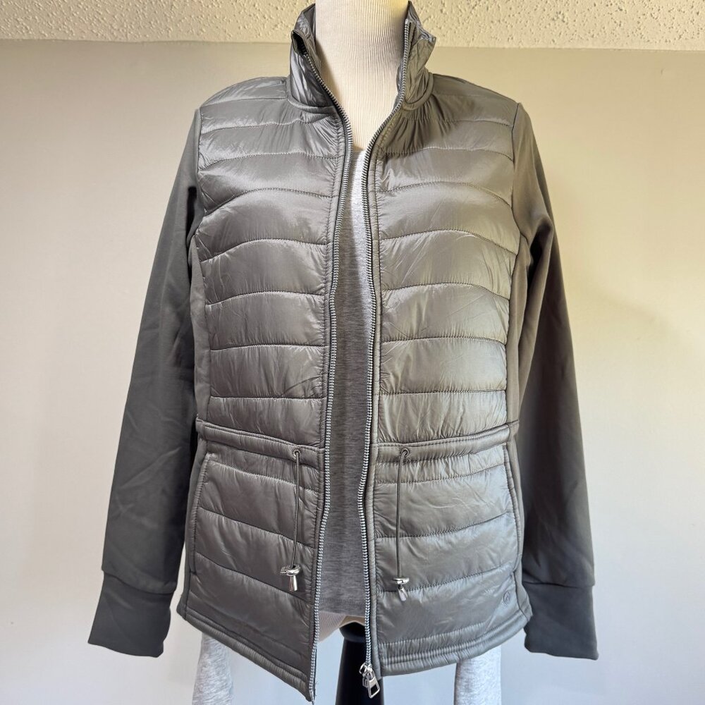 🎉😀CLEARANCE SALE!!😀🎉APANA Women's Gray Lightweight Puffer Yoga Jacket